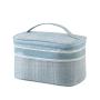 ODM OEM NEW Arrival 2023 Aopiya wholesale custom pu leather  portable terylene travel cosmetic bag organizer