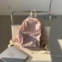 New Large Capacity Teenager Nylon Backpack School Bag Girl Simple Adjustable Shoulders Bag Multicolor Backpack Bag for Women