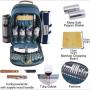 Custom outdoor camping insulated carrier leakproof storage large capacity multifunctional travel picnic backpack for set pack