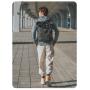 ZF061 Customized New Fashionable Shoulders Backpack Male Oxford Cloth Computer Bag Student Schoolbag Waterproof Wear Travel Bag