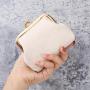 2024 New Retro Coin Purse Ladies Short Wallet Buckle Candy Color Coin Pouch Wholesale