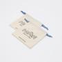 Custom Logo Printed Organic Cotton Drawstring Gift Storage Bag Natural Muslin cotton Dust Jewelry Packaging Pouch