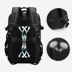 2023 New Men's Business Backpack Multi-Functional Oxford with Polyester Lining Softback Laptop Bag School Student Backpack