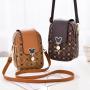 KBW107 New Fashionable Printed Western-style Mobile Phone Bag High Quality Trend Versatile One Shoulder Mini Messenger Bag