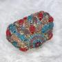 Fashion Luxury 2024 Customize Flower Crystal Evening Box Bags For Women High Quality Jewelry Wedding Ladies Clutch Bag