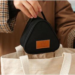 ZWY047 Student Worker Mini Triangle Onigiri Bag Portable Lightweight Small Insulation Lunch Bag Outdoor Aluminum Foil Handbag