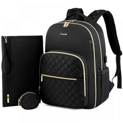 Manufacturer Custom 2022 New Designer Unique Luxury Nylon Waterproof With Changing Station Mommy Bag Baby Diaper Bag Backpack