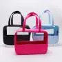 Personalised Clear PVC and Nylon Wash Bag Cosmetic Large Travel Waterproof Makeup Tote Bag Toiletry Storage Organizer Bag