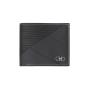 New men's wallet short thin section trend money clip multi card position leisure embossed youth card bag