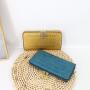 Fashion clutch bags long zipper cell phone clutch purse crocodile card wallet women designer long zipper ladies wallet 20 cm