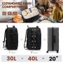 Waterproof 15.6 17 18 inch Men Women Laptop Backpacks Bags with 3 Packing Cubes Large Capacity 40L 50L Travel Backpacks Carry on