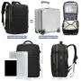 Custom Flight Approved Waterproof Anti-Theft Luggage Daypack Multi-functional Travel Backpack With Laptop Compartment