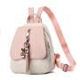 Large Capacity 2024 New Anti Splash Backpack Premium High Quality PU School Bag New Famous Women's Retro Print Design Backpack