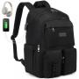 LOVEVOOK 2022 College School Teen Student bookbags large 15.6inch bags Women men travel work Laptop Backpack with Charging Port