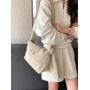 Head Factory Wholesale Korean Puff Bag Fashion Nylon Cotton Crossbody Magnetic Buckle Cotton Stitching Puff Bag For Women