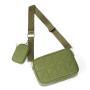 2024 Custom Embroidery Leather Cross Body Bag For Women Fashion With Pouch Purse