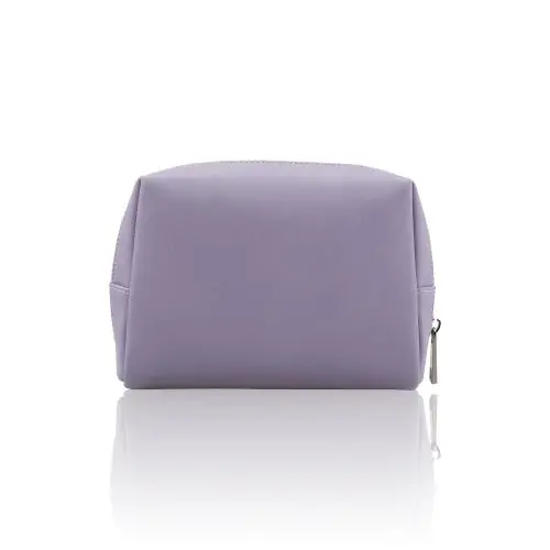 Custom waterproof travel toiletry bag leather cosmetic make up bag leather travel cosmetic pouch