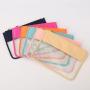 Keymy Stock 17 Colors Transparent Pvc Cosmetic Bags With Zipper Personalized Flat Makeup Bag Clear Nylon Pouch