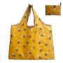 Gelory Popular Recycled Polyester Fabric Reusable Grocery Bags Eco Friendly Reusable Tote Shopping Bag