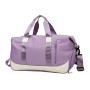 Waterproof outdoor travelling bag designer pink duffel bag shoe compartment travel bag organizer