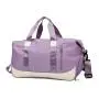 Waterproof outdoor travelling bag designer pink duffel bag shoe compartment travel bag organizer