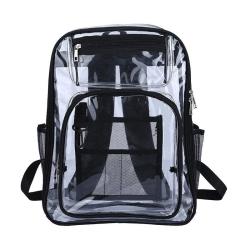 ZF347 Transparent Backpack PVC Universal Fashion Waterproof Student Laptop Bag High Quality Schoolbag Clear Backpack Travel