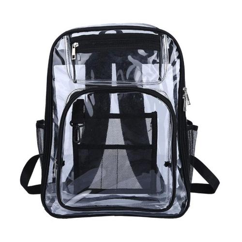 ZF347 Transparent Backpack PVC Universal Fashion Waterproof Student Laptop Bag High Quality Schoolbag Clear Backpack Travel