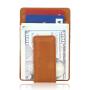 Customized Logo Style Thin Real Leather Money Clip Wallet Rfid Simple Wallets Front Pocket Wallet