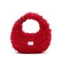 2024 Winter Fur Bag women's Work handbag Korean Style Luxury Trend Faux Fur Fuzzy Fluffy Plush  Lady Women's Shoulder Bags