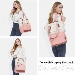 LOVEVOOK Custom logo 17 Inch ladies Travel Laptop Backpack for Women Multifunction College School Bags stylish student Backpack