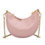 Summer New Style Fashion High Sense Single Shoulder Bag Letter Chain Pleated High Quality Armpit Bag Popular Borsa Dumplings Bag