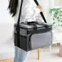 High Capacity Soft Cooling Tote Cooler Bag With Strap for Adult Men Women Food Keep Fresh Storage Package  Insulated Lunch Box