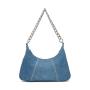 High Quality PU Leather Women Handbag Ladies OEM ODM Shoulder Bag Classic Denim Bag For Women