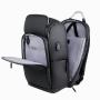 Full Open-Box Laptop Backpack Metal Handle Large-Capacity Portable Travel Backpack Waterproof USB Zipper Factory Custom LOGO