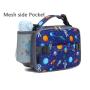kids school bag with lunch box and water bottle outdoor square food Cooler Bag  aluminum foil waterproof leakproof 5mm EPE foam