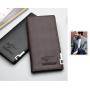 KBW234  Long Leather Wallet For  Edge Iron Included Angle Purse Photocards Wallets Leather Slim Card Holder PU Money Clip