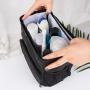 COM033 Multi Colors Oxford Large Cosmetic Bag Zipper Toiletries Organizer Bag For Women Girls Travel Organizer Makeup Bag