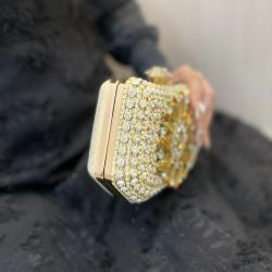 Yellow Evening Bag Ladies Handbag Crystal Sunflower Golden Banquet Clutch Dress Women's Bag sac tendance 2024