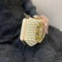 Yellow Evening Bag Ladies Handbag Crystal Sunflower Golden Banquet Clutch Dress Women's Bag sac tendance 2024