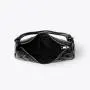 2023  Simple New Design Fashion PU Leather Handbags Diamond Lattice Pattern Small Half Moon Shoulder Bags For Women