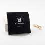 Customized Small Gift Bag Black Luxury Velvet Envelope Jewelry Pouch Envelope Perfume Packaging Bag