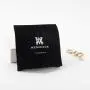 Customized Small Gift Bag Black Luxury Velvet Envelope Jewelry Pouch Envelope Perfume Packaging Bag