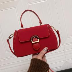 Cross Section Square Women Handbags Ladies Bags Pure Color Fashion Women Bags Pu Leather Women's Shoulder Bags JY220822