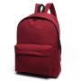 2024 Trendy Pure Color Canvas School Bag College Style Backpack Men's Fashion Travel Bag Backpack