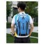 HR088 Unisex New Outdoor Sports Hiking Backpack Nylon Leisure Letters Waterproof Travel Bag Cycling Soft Mountaineering Backpack