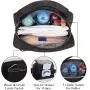 Custom Small Nappy Diaper Belt Bag with Portable Changing Mat Black Mommy Diaper Bag Fanny Pack Waist Bag