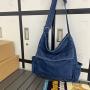 Messenger Bag Men's trendy brand simple large capacity Japanese canvas satchel casual New