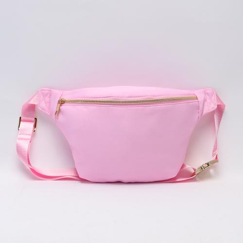 Keymay RTS Stock Low MOQ New Fashion Sling Bag Large Black Jumbo Fanny Pack Cheat Waist Belt Bag Nylon Waist Bag for Women