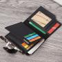 2024 spring new hot selling business men's short wallet large capacity multi-card slot wallet credit card bag