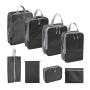 OEM ODM Large capacity 8 piece set lightweight suitcase compression travel luggage organizer Packing cubes